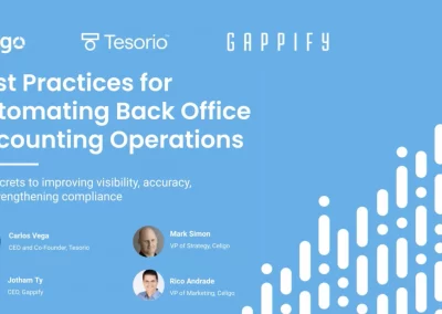 Best Practices for Automating Back Office Accounting Operations