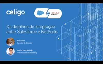 Os detalhes de integração entre Salesforce e NetSuite