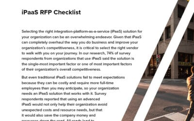 iPaaS RFP Checklist