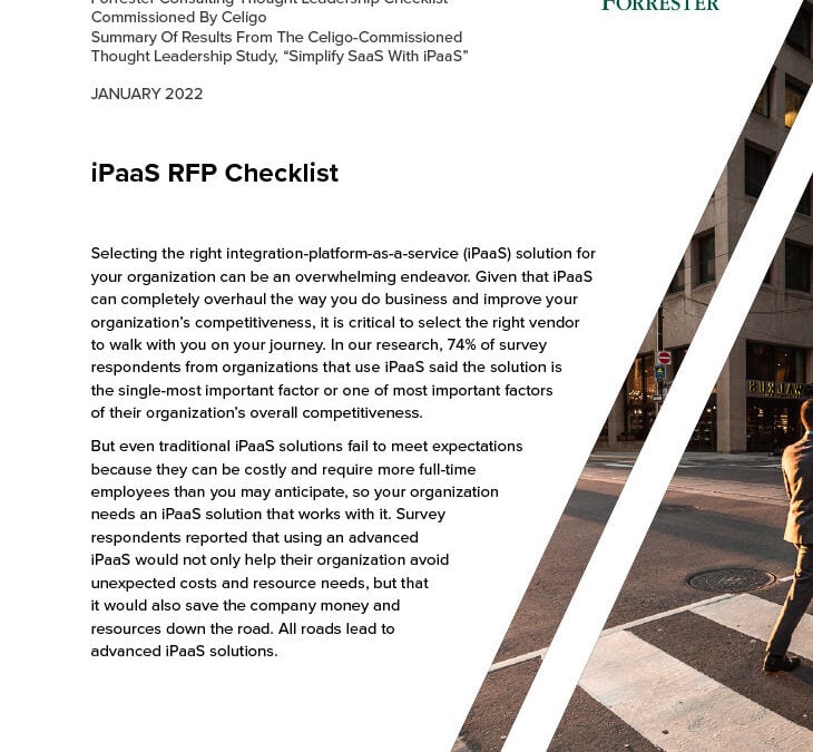 forrester rfp checklist