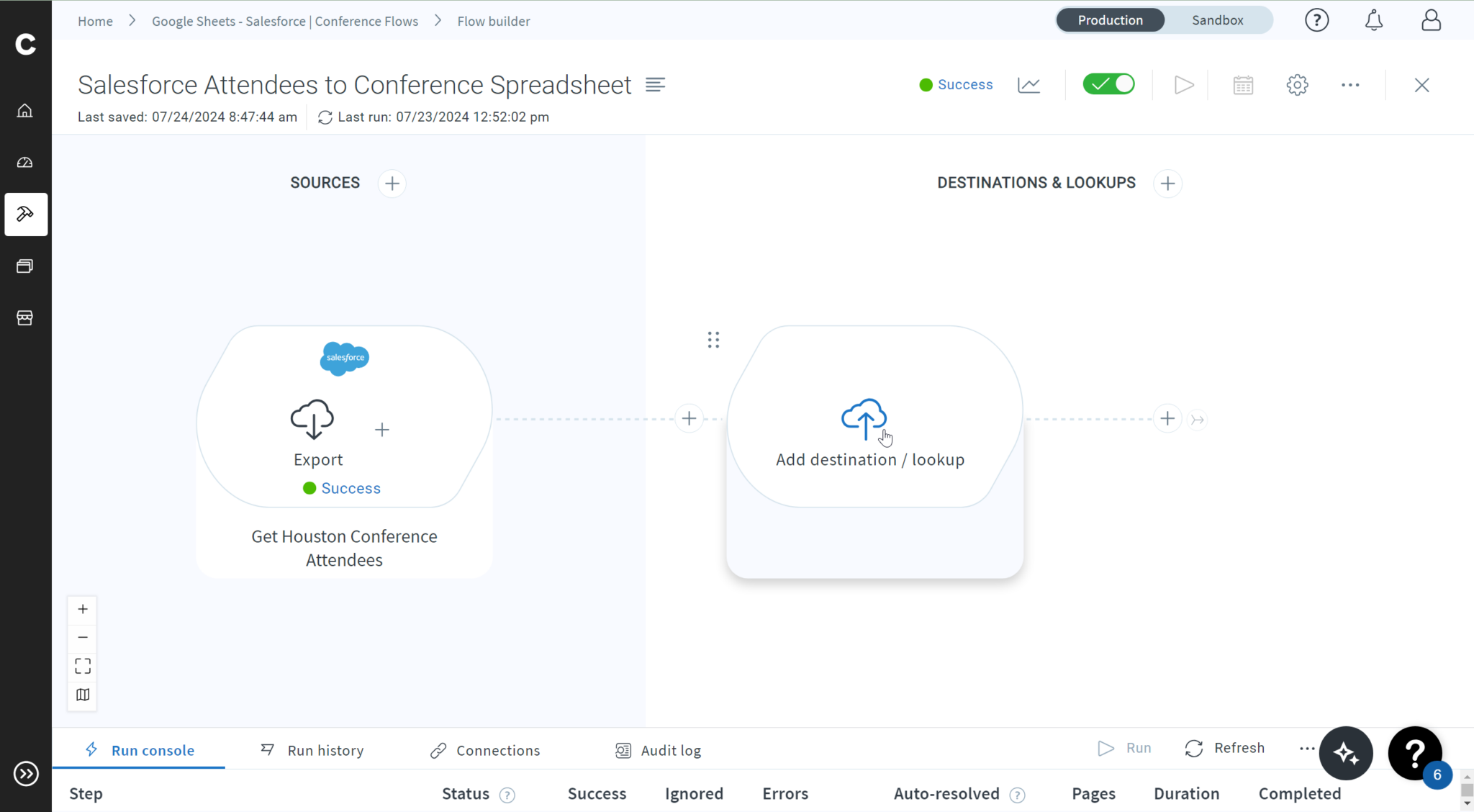 Create a bidirectional data sync with Google Sheets – Celigo