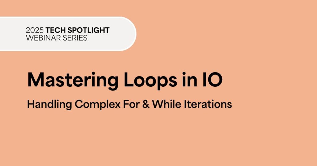 Mastering Loops in IO: Handling Complex For & While Iterations