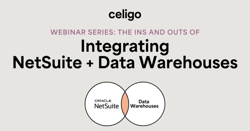 Integrating NetSuite and Data Warehouses
