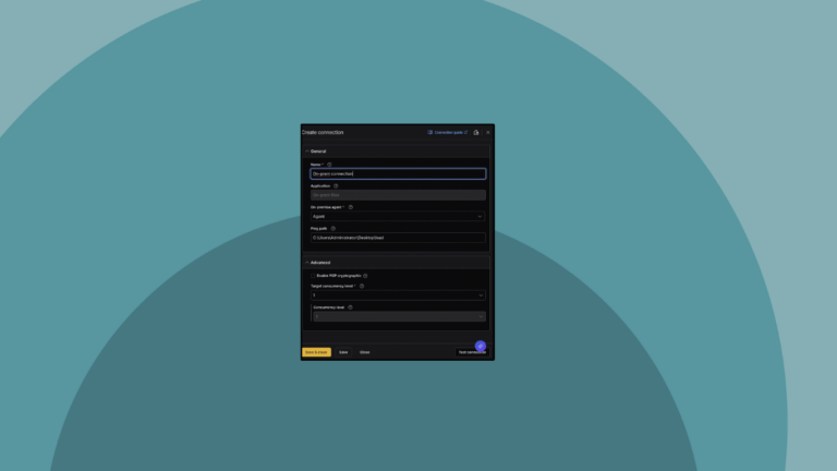 Access local files with the new on-prem file connector