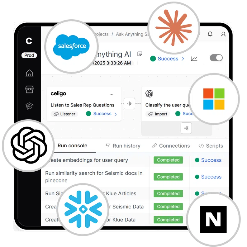 Build integrations from a conversation