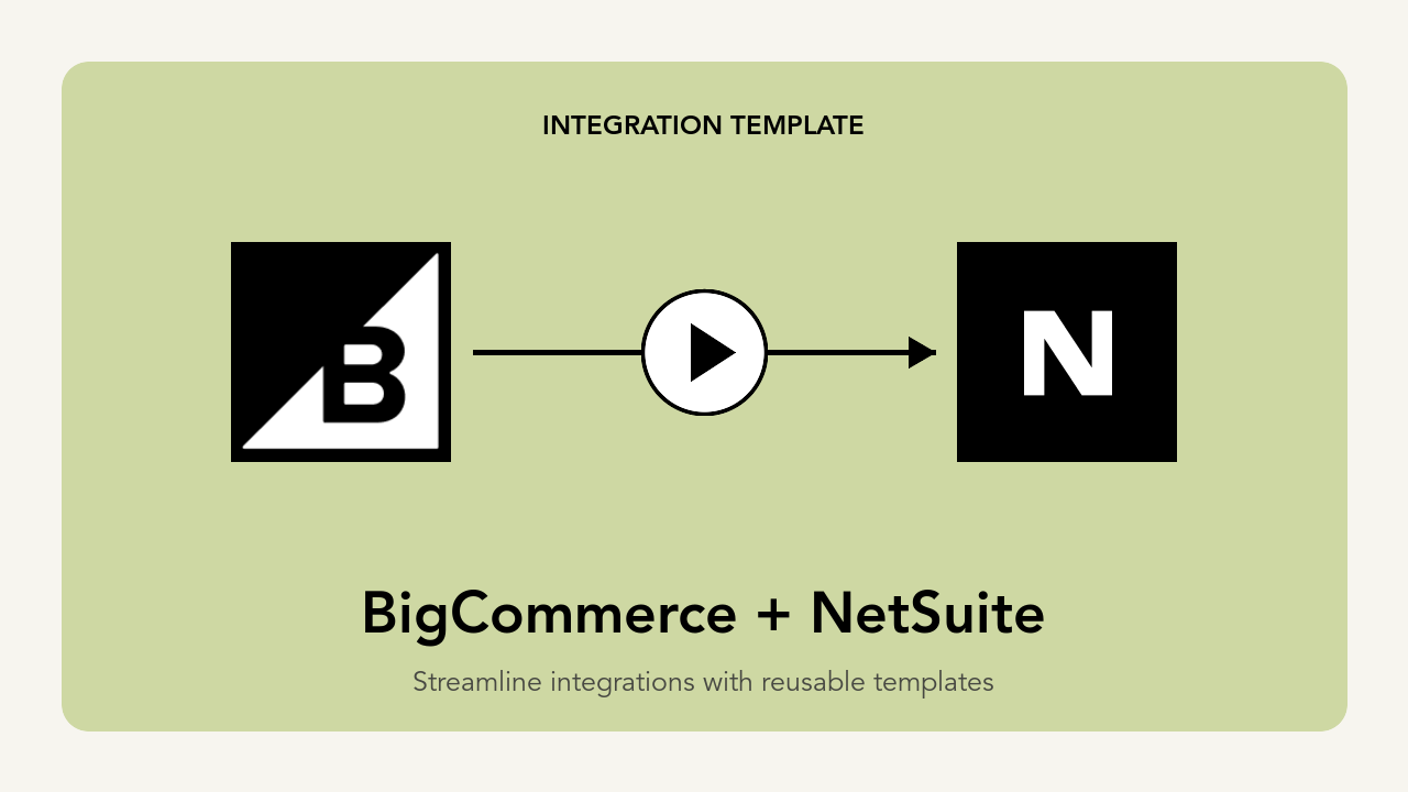BigCommerce and NetSuite integration template video thumbnail