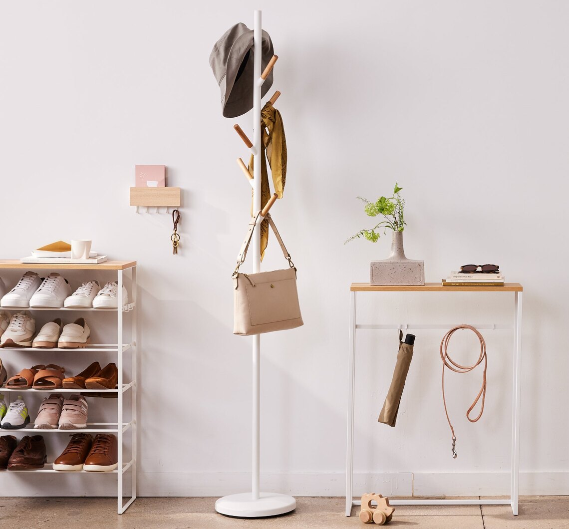 Yamazaki Home entryway storage and accessories