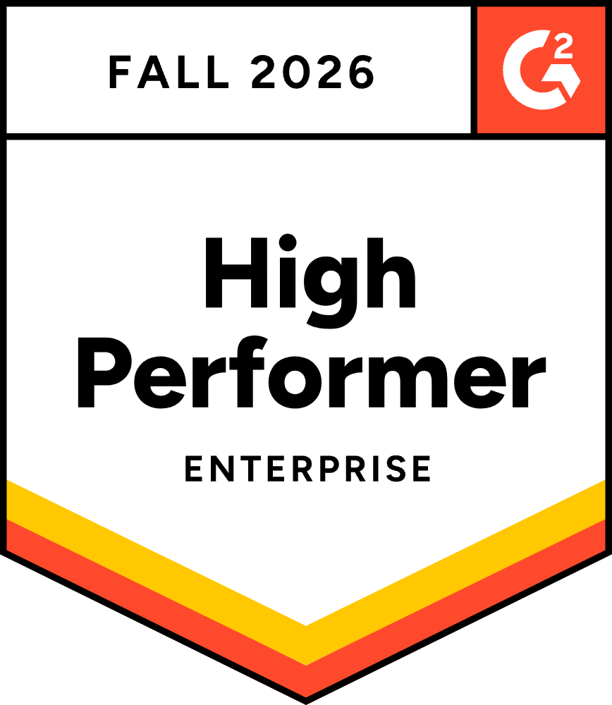 G2 Fall 2026 High Performer Enterprise badge